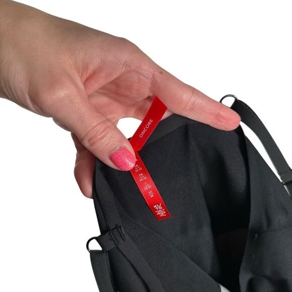 SPANX Black Oncore Tummy Control Mid-Thigh Compression Bodysuit Shapewear - Picture 5 of 11